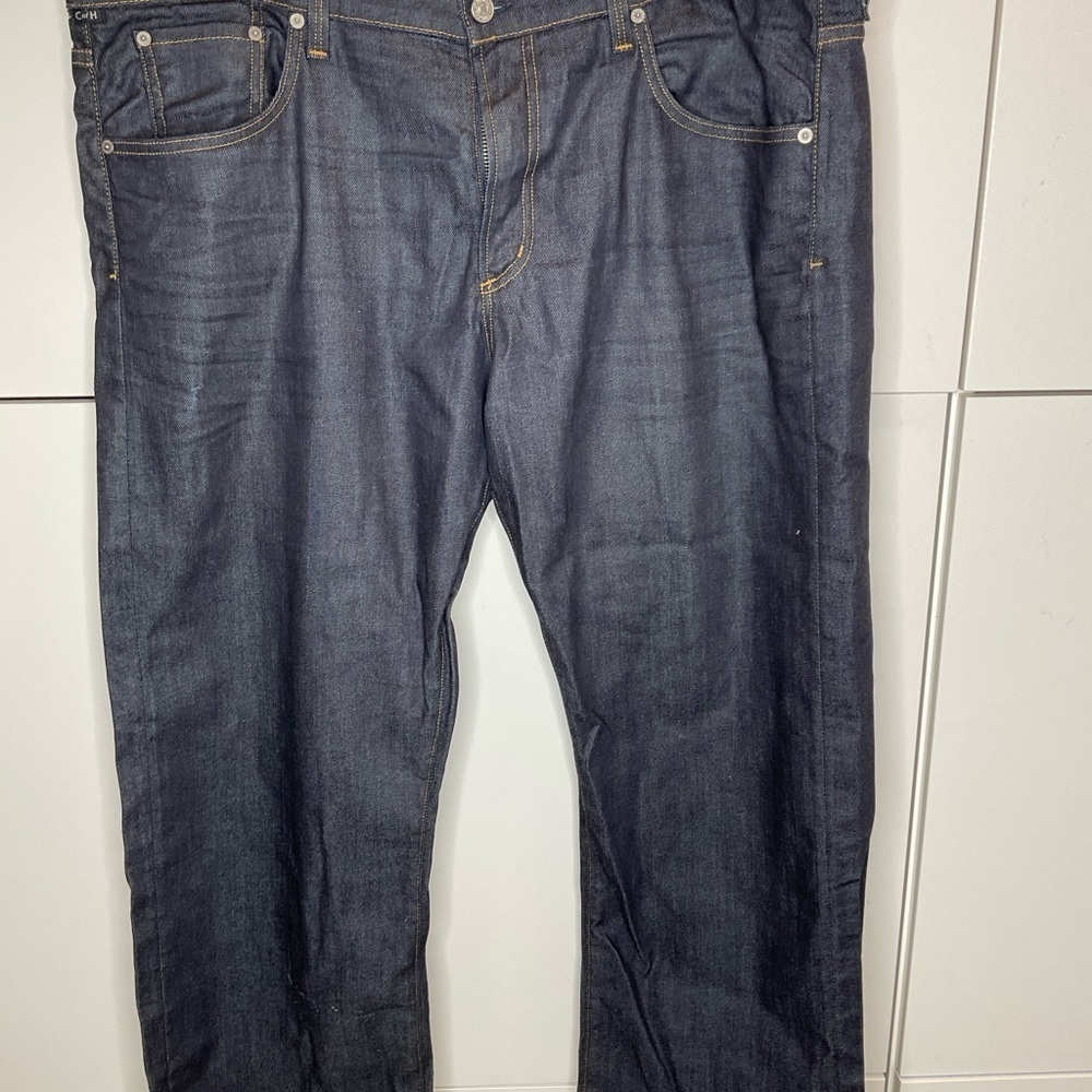 Citizens of Humanity Perfect Casual Straight Sz 40 blue denim boot cut 45170 - Picture 2 of 13
